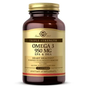 Solgar Triple Strength Omega-3 950 mg 50 Softgels - Picture 1 of 4