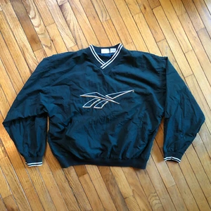 VTG Reebok Pullover Jacket Windbreaker Big Logo 90s Men’s Sz XL Green - Picture 1 of 3