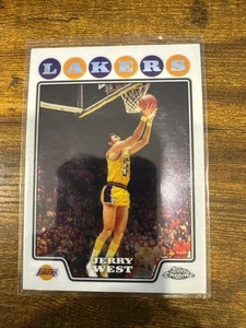 2008-09 Topps Chrome Jerry West #174 HOF - Picture 1 of 2