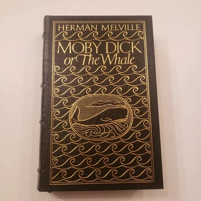 Moby Dick or The Whale Book Herman Melville Leather Bound 1977 Easton Press VTG - Image 1 of 4