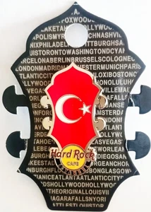 Hard Rock Cafe ISTANBUL Year 2014 Headstock Flag Series Pin - Picture 1 of 1