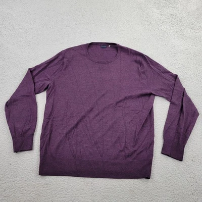 Suéter de Lana Merino J.Crew Para Hombre XL Pullover Púrpura Foto 1 de 4