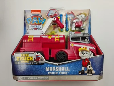 PAW Patrol Большой Грузовик Щенки Маршалл Трансформирующийся Спасательный Грузовик Игрушка Новая - Изображение 1 из 4