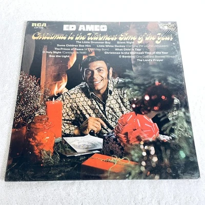 Ed Ames "Christmas Is The Warmest Time of The Year" 1970 Holiday/Pop LP, SEALED! - Image 1 of 2