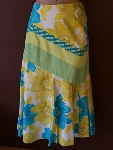 Falda Floral Colección Silk Club Multicolor Primavera/Verano, Talla 4   - Imagen 1 de 6