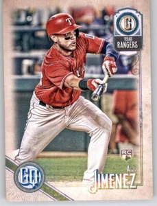 2018 Gypsy Queen AJ Jimenez Rookie RC Insert MLB PWE Rangers #30 - Picture 1 of 2