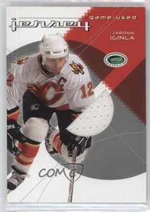 2003-04 ITG Parkhurst Rookie Game-Used Jersey /70 Jarome Iginla #GUJ-32 HOF