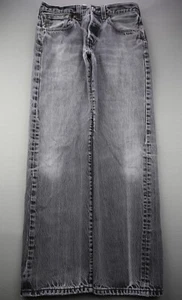 Hombre 2010 Button Fly 501 Levi's Negro 100% Algodón Talla 31x32 (Msr 31x29) - Imagen 1 de 13