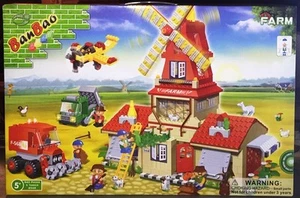 BanBao 8568 Wheat Farm House Windmill Building Block Set 860pcs Bricks New - Picture 1 of 2