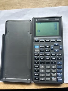 Texas Instrument TI 82 Graphing Calculator W Cover Tested - Picture 1 of 14