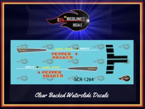 1/64 '57 Chevy "Pepper Shaker"  Custom Decal SCR-1264 - Picture 1 of 3