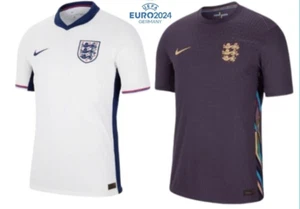 2024 England Football Shirt Euros Home and Away - Picture 1 of 9