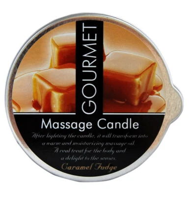 (80€/L) Gourmet MASSAGEKERZE Caramel Fudge - 200ml - Massageöl