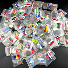 Lot de collection de pièces : 517 pièces du monde différent avec drapeaux pour un classeur !