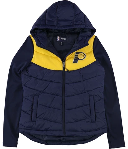 G-III Sports Womens Indiana Pacers Jacket, Blue, Medium Cover