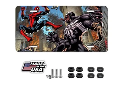 Venom Spiderman Marvel License Plate Auto Truck Car Tag Comic - Image 1 of 4