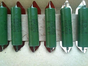 0.047uF 1000V 47nF Lot of 10 K42Y-2 USSR PIO Capacitors Perfect for Audio NOS