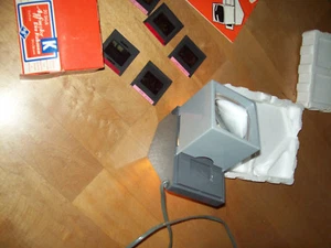 Agfa Agfascop 10 Scoper Diabetrachter Dia-Betrachter u. 6 alte Glasdias Dia #111 - Picture 1 of 5