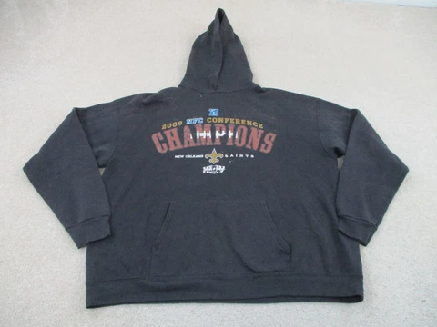 New Orleans Saints Sweater Adult 2XL XXL Black NFL Football Sweatshirt Men B30 * Cover