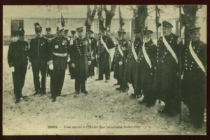 PARÍS FRANCIA REVISTA MILITAR EN HOTEL DES INVALIDES JULIO 1912 POSTAL 081621 Q - Imagen 1 de 2