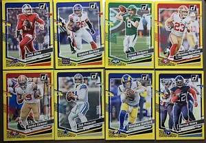 2023 Donruss Football Yellow Press Proof Single Veterans You Pick/Choose UPDATED - Picture 1 of 2