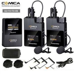 Comica BoomX-D D2 Digital Wireless Microphone System Dual Transmitter (TX+TX+RX)