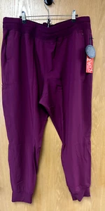 Cherokee iFlex CKK071 Women's Katie Duke Mid Rise Jogger Scrub Pant - Picture 1 of 6