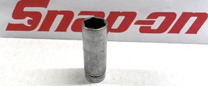 Snap-on 3/8" Drive 11/16" SAE DEEP 6 Point Chrome Socket SFS221 - Picture 1 of 3