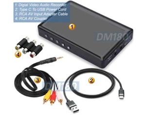 Portable 2-in-1 Video Audio Player Recorder DVR With 4.3" LCD Screen Out - Picture 1 of 10