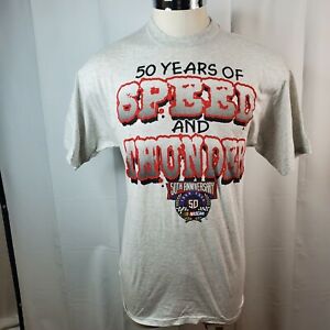 50th Anniversary (1948-1998) NASCAR "50 Years of Speed and Thunder (LG) T-Shirt
