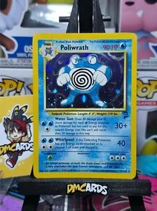 Pokemon Poliwrath 15/130 Holo | Set Base 2 Vintage Inglese | Good - Foto 1 di 9