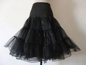 26"Net Skirt Rockabilly Tutu Retro Underskirt/50s Swing Vintage Petticoat Fancy - Picture 1 of 21