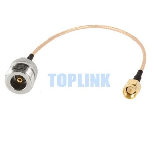 10X SMA Male Plug to N Female Jack Pigtail Coax Cable RG316 15cm/6" For Wireless - Photo 1/1