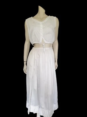 Long Petticoat Skirt With Ruffle - Boho Style - S - Image 1 of 4