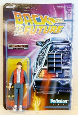 NUEVO Super7 Regreso al Futuro MARTY MCFLY 1980s 3-3/4 pulgadas Figura de Reacción Foto 1 de 2