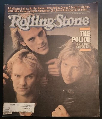 Rolling Stone Magazine February 19, 1981 “The Police” Sting, John Huston #337 - Image 1 of 2