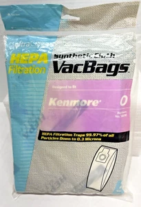 Bolsas de aspiradora de tela sintética Kenmore filtración Hepa reemplaza 50690 - Imagen 1 de 2