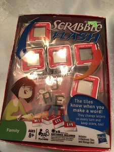 Hasbro Scrabble Flash Electronic Travel Board Game - Picture 1 of 4