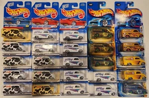 Hot Wheels Lot of 25 Dairy Delivery Vans Metal Body Great for Customizing! MONMC - Picture 1 of 1