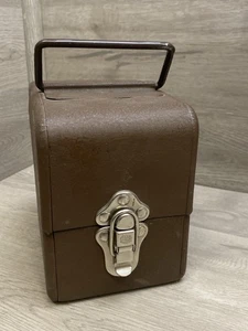 Vintage Simonson Metal Products Co 8mm Filmrolle Metallbox braun 512x5 1/2x4 1/ - Bild 1 von 17