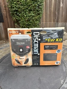 Vintage Sony Discman Portable Mega Bass CD Player with Car Kit (D-172CKC) - Bild 1 von 8