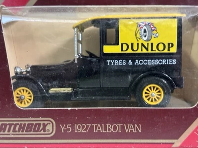Matchbox Models of Yesteryear Y-5 1927 Talbot Van Dunlop Tyres England 1984 (1) - Image 1 of 4