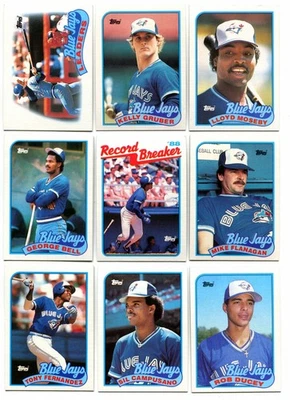 Lote de (27) cartões de beisebol 1989 Topps - Chicago Cubs - Imagem 1 de 4