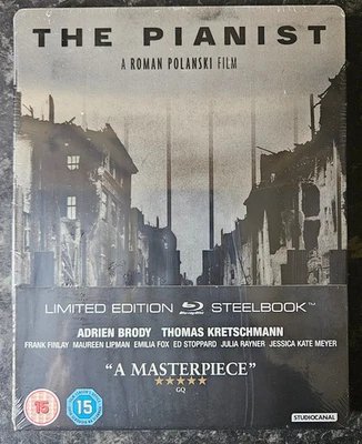 The Pianist  2002 - Factory Sealed - Blu-ray Zavvi Exclusive Steelbook - Image 1 of 2
