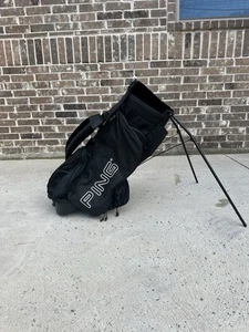 Vintage Ping Hoofer 3 Golf 4-Way Stand/ Carry Bag w/ Dual Straps - Picture 1 of 8