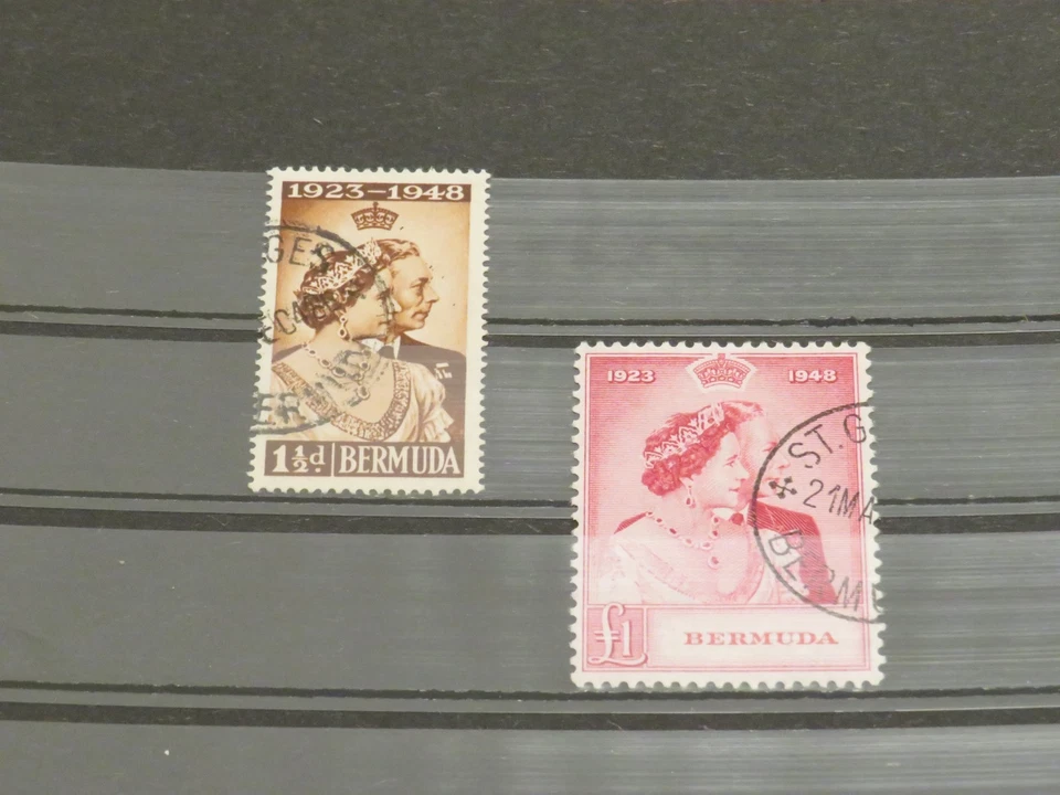 Ómnibus 1948 Boda de Plata + ENVÍO GRATUITO + Bermudas + SG 125 / 126 Usado Foto 1 de 1