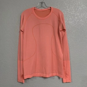Lululemon T-Shirt Top Damen 10 Swiftly Tech Langarm koralle - Bild 1 von 14