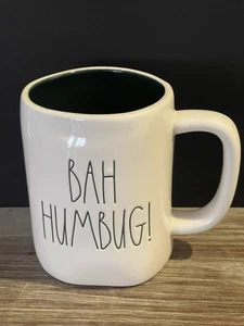 Rae Dunn BAH HUMBUG! Mug Coffee Cup Artisan Collection By Magenta Christmas - Picture 1 of 10