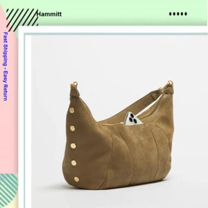 Hammitt Morgan Plume Moss Nubuck Gold Hardware Crossbody - Picture 1 of 5