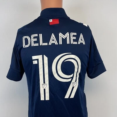 Adidas Antonio Milnar Delamea New England Revolution Soccer Jersey 2020 MLS 25 S - Image 1 of 4